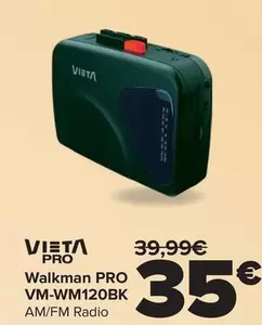 Vieta Pro - Walkman PRO VM-WM120BK