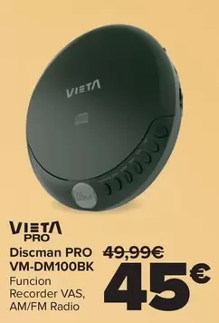 Vieta Pro - Discman PRO VM-DM100BK