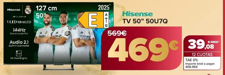 Hisense - Tv 50" 50U7Q