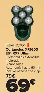 Remington - Cortapelos XR1600 E51 RX7 Ultim