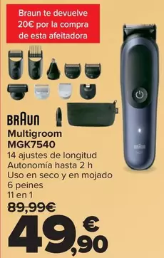 Braun - Multigroom MGK7540