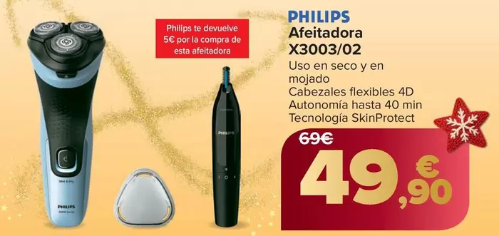 Philips - Afeitadora X3003/02