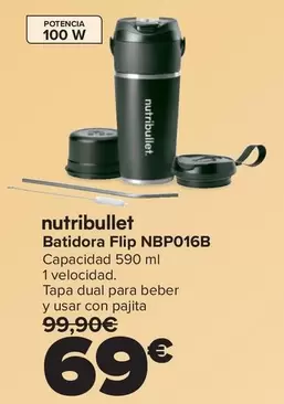 Nutribullet - Batidora Flip Nbp016b