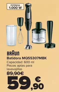 Braun - Batidora Mq55307mbk