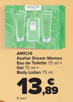 Amichi - Azahar Dream Woman Eau De Toilette + Gel + Body Lotion