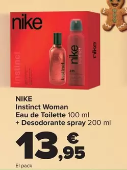 Nike - Instinct Woman Eau De Toilette + Desodorante Spray