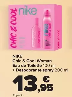 Nike - Chic & Cool Woman Eau De Toilette + Desodorante Spray