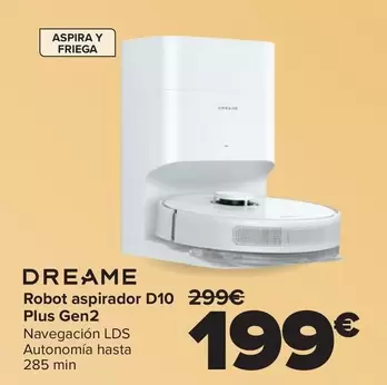 Dreame - Robot Aspirador D10 Plus Gen2
