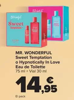 Mr Wonderful - Sweet Temptation O Hypnotically In Love Eau De Toilette