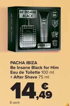 Pacha Ibiza - Be Insane Black For Him Eau De Toilette + After Shave