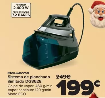 Rowenta - Sistema De Planchado Ilimitado DG8628