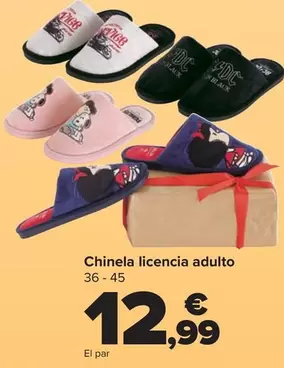 Chinela Licencia Adulto