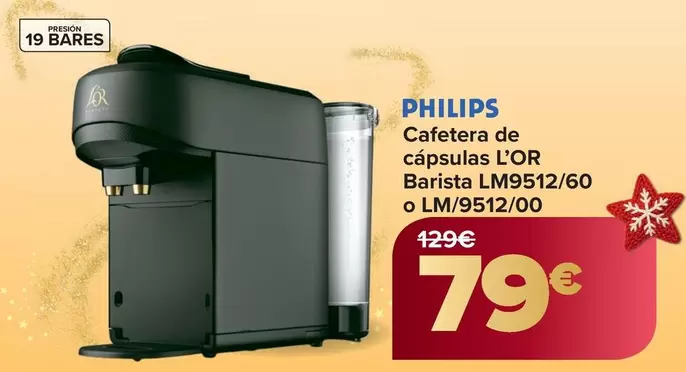Philips - Cafetera De Capsulas L'Or Barista LM9512/60 O LM/9512/00
