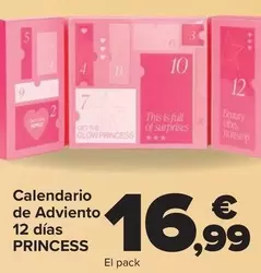 Princess - Calendario De Adviento 12 Dias