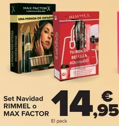 Set Navidad Rimmel O Max Factor