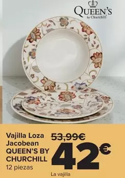 Queen's By Churchill - Vajilla Loza Jacobean