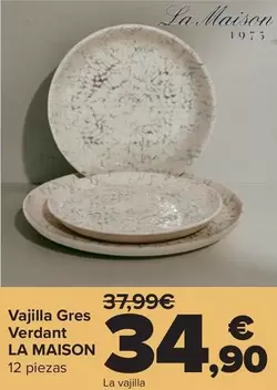 La Maison - Vajilla Gres Verdant