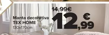 Tex Home - Manta Decorativa 