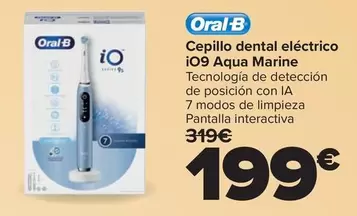 Oral B - Cepillo Dental Electrico Io9 Aqua Marine