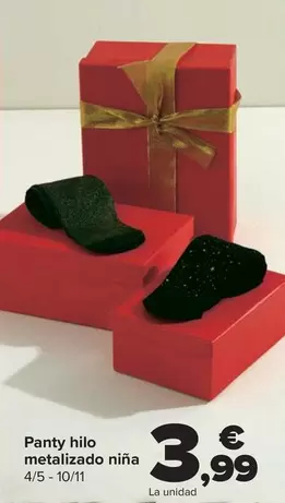 Tex - Panty Hilo Metalizado Nina