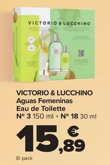 Victorio & Lucchino - Aguas Femeninas Eau De Toilette Nr 3 150 Ml + Nr 18 30 Ml