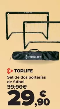 Toplife - Set De Dos Porterias De Futbol