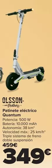 Olsson And Brothers - Patinete Eléctrico Quantum