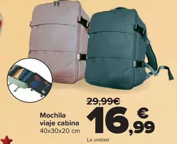Mochila Viaje Cabina