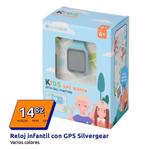 Silvergear - Reloj Infantil Con GPS