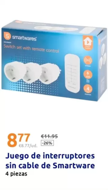 Smartware - Juego De Interruptores Sin Cable