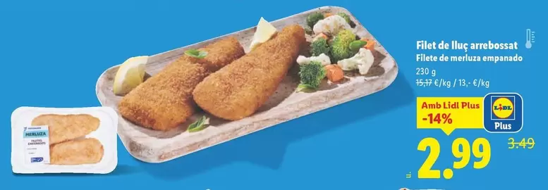 Filete De Merluza Empanado