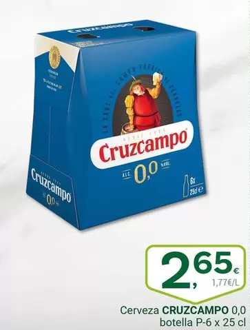 Cruzcampo - Cerveza 0,0