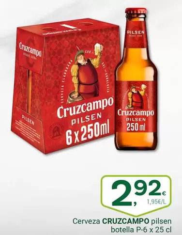Cruzcampo - Cerveza Pilsen Botella