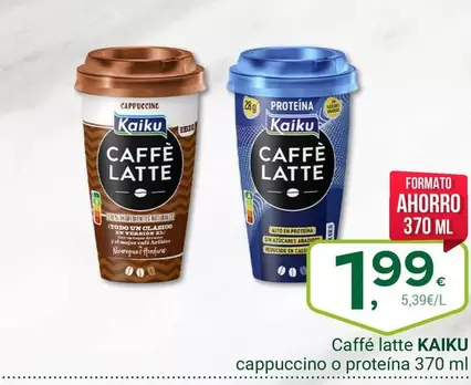 Kaiku - Caffe Latte Cappuccino O Proteina