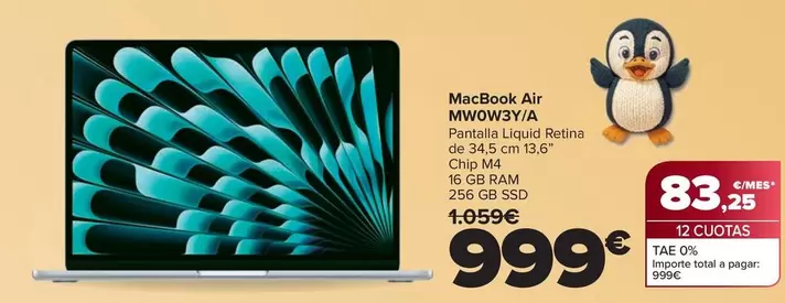 Apple - Macbook Air MW0W3Y/A