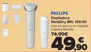 Philips - Depiladora Wet&Dry BRL 159/00