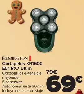 Remington - Cortapelos XR1600 E51 RX7 Ultim