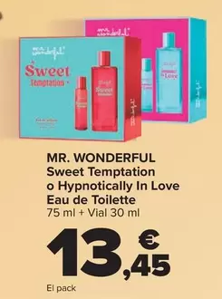 Mr Wonderful - Sweet Temptation O Hypnotically In Love Eau De Toilette