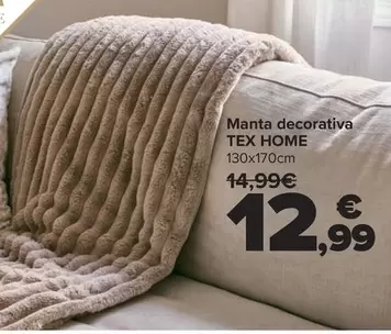 Tex Home - Manta Decorativa 
