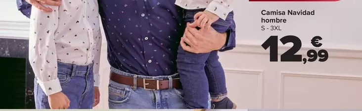 TEX - Camisa Navidad Hombre