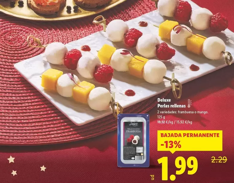 Deluxe - Perlas Rellenas