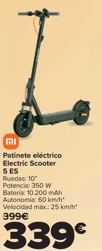 Xiaomi - Patinete Eléctrico Ecooter 5 ES
