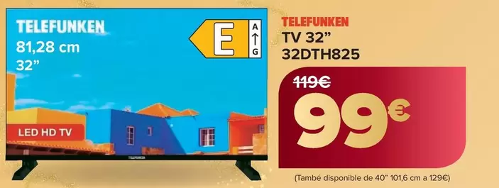 Telefunken - Tv 32" 32DTH825