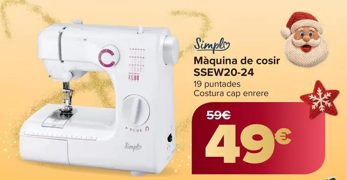 Simply - Maquina De Coser SSEW20-24