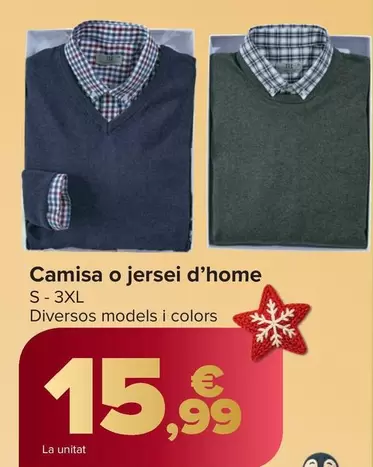 TEX - Camisa O Jersey Hombre