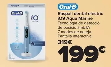 Oral B - Cepillo Dental Electrico Io9 Aqua Marine