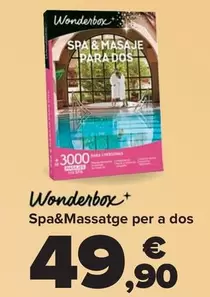 Wonderbox - Spa&Masaje Para Dos