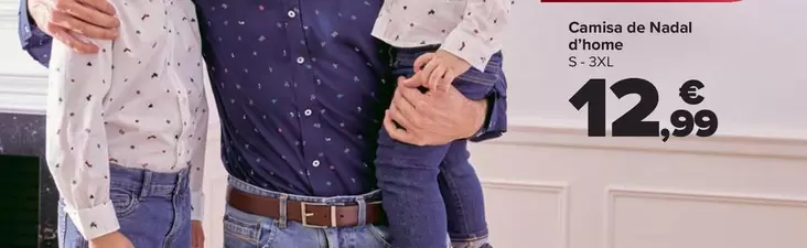 TEX - Camisa Navidad Hombre