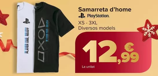 PlayStation - Camiseta Hombre