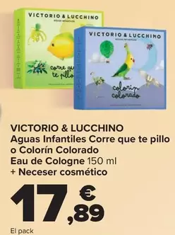 Victorio & Lucchino - Aguas Infantiles Corre Que Te Pillo O Colorín Colorado Eau De Cologne + Neceser Cosmético